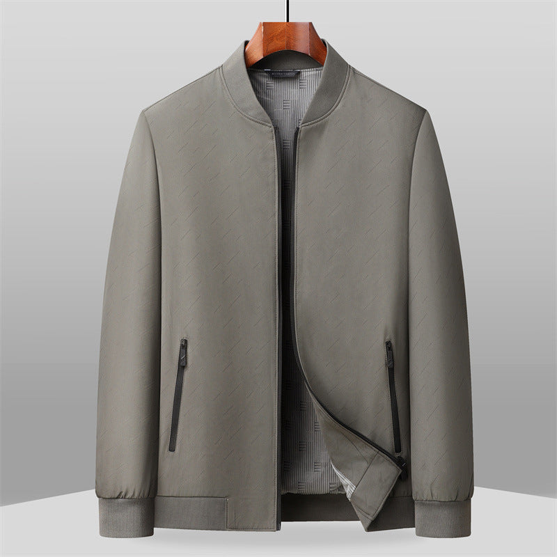 Steel Aura Bomber Jacket by Alessandro Veneti