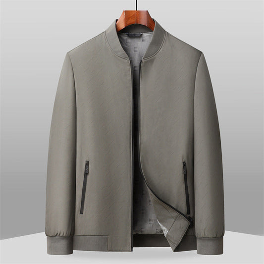 Steel Aura Bomber Jacket by Alessandro Veneti