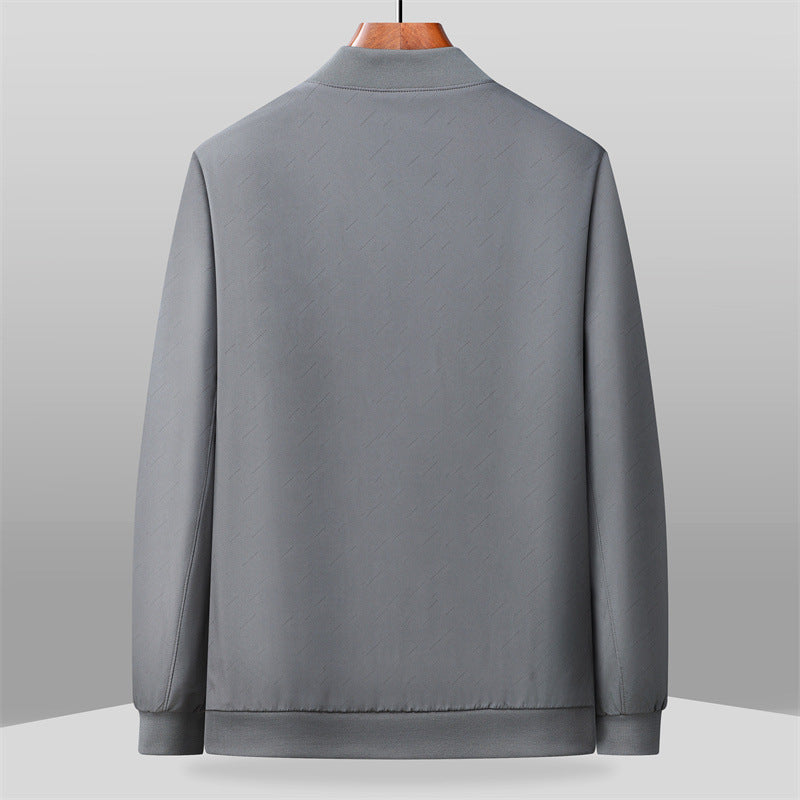 Steel Aura Bomber Jacket by Alessandro Veneti